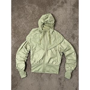 Vintage women's Jacket‎ Nike Y2K Light green windbreaker jacket Sz M